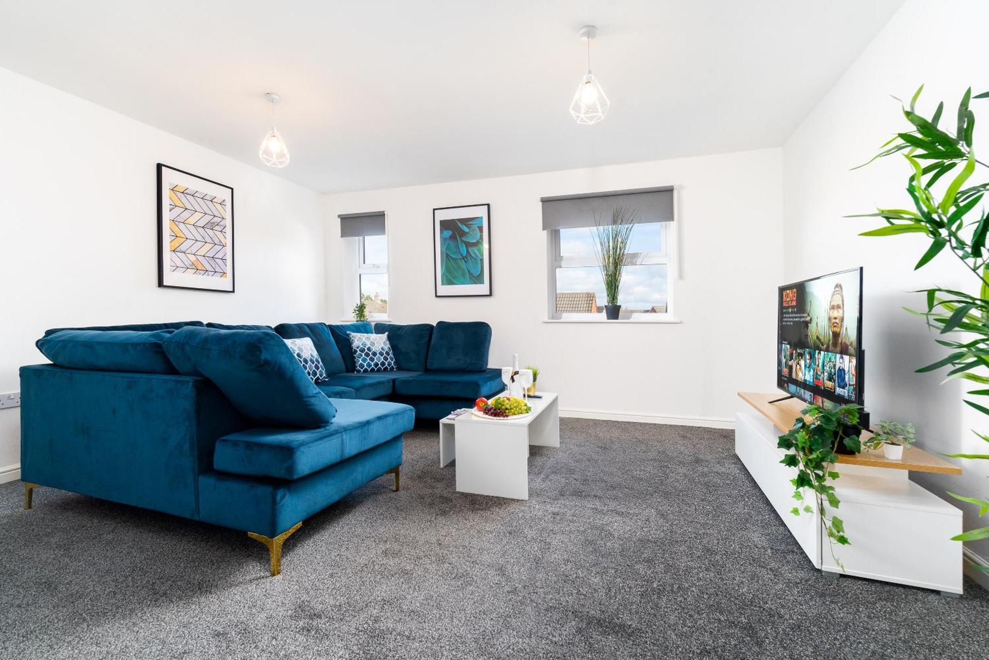 Apartment Spacious 2 Bedroom - Parking - Netflix - Wifi - 6cw Birmingham